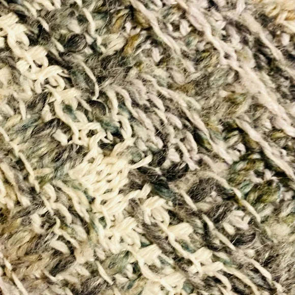 FREE PEOPLE Fringed Alpaca SOFTEST Wool Small Open Front long sleeved Sweater - Picture 9 of 14